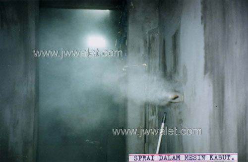 Lembut dan halusnya air yang dikeluarkan oleh mesin kabut JW Walet